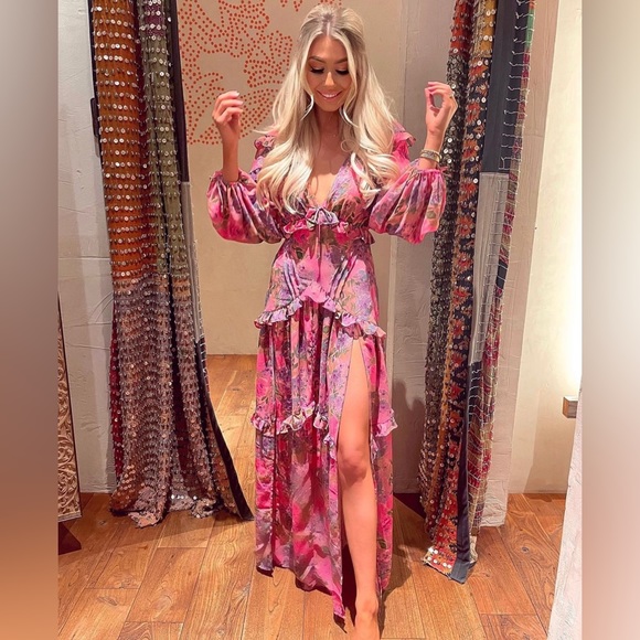 For Love and Lemons Annie Maxi Dress - Picture 16 of 16